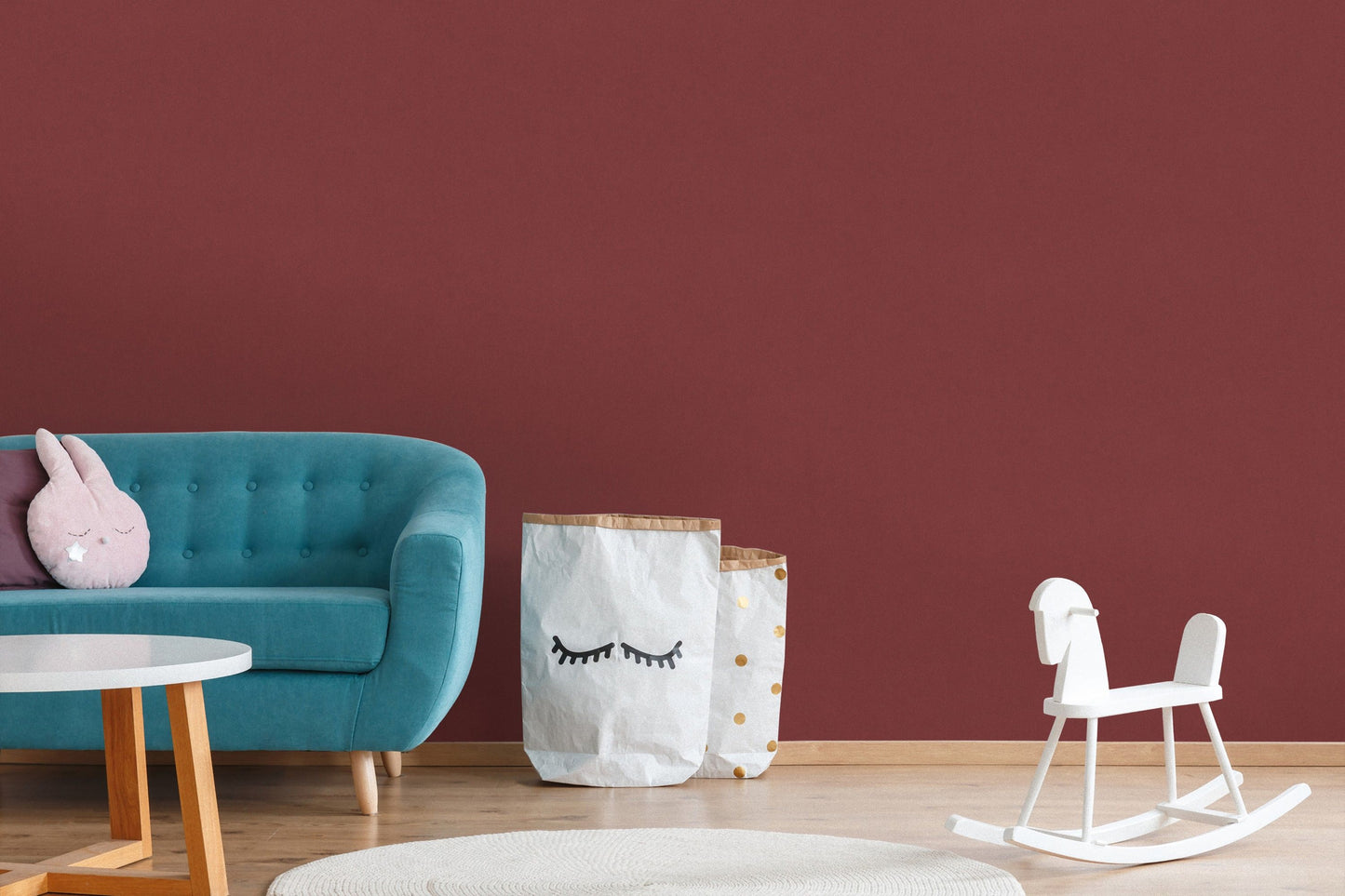 A.S. Création Uni Rot 383631 Wandtapete Vlies Vlies Rolle Tapete Dream Flowery