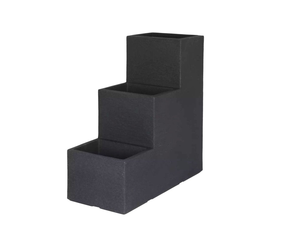 XL Kübel Pflanzkübel Treppentopf 60cm Blumentreppe Blumen Kübel Topf Beton Optik