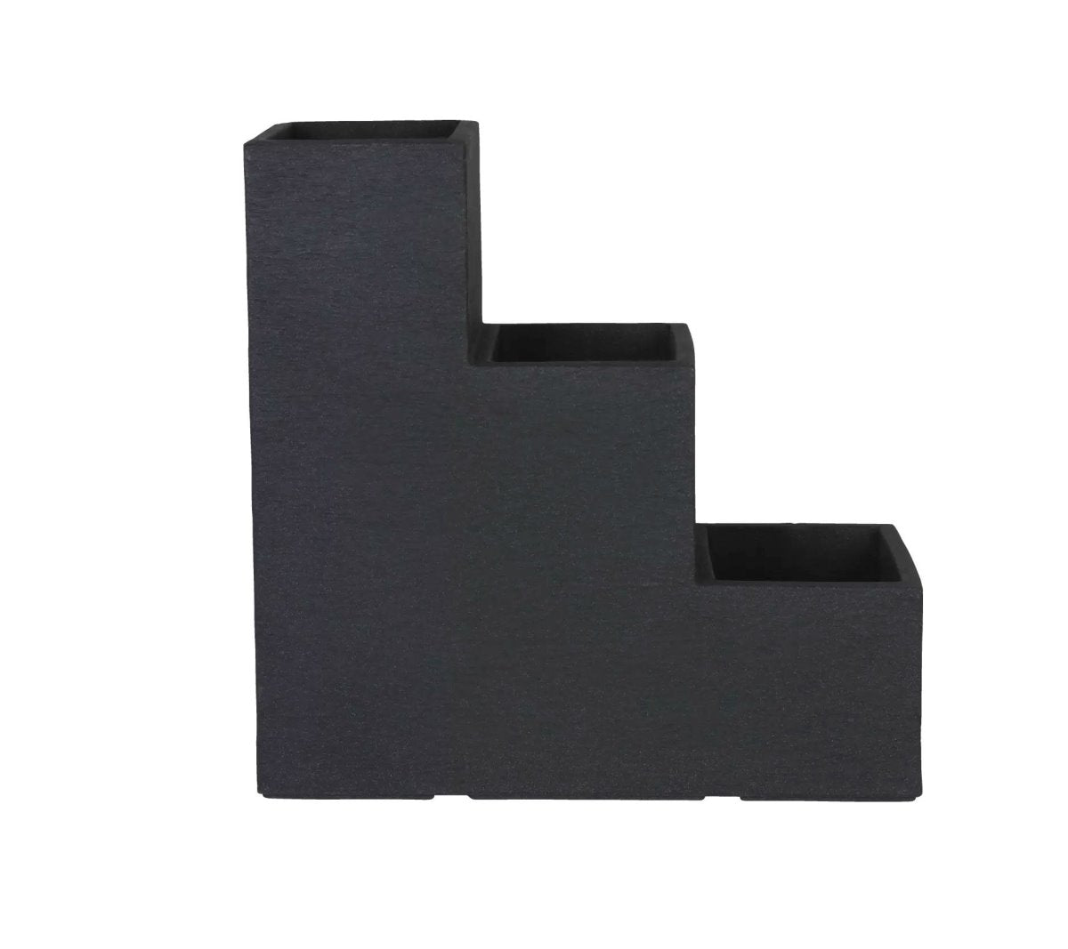 XL Kübel Pflanzkübel Treppentopf 60cm Blumentreppe Blumen Kübel Topf Beton Optik