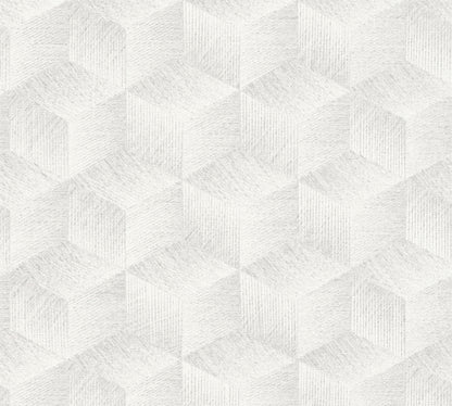 A.S. Création Tapete Natural Living 385062 Grau Satin 3D Tapete Wandtapete Vlies