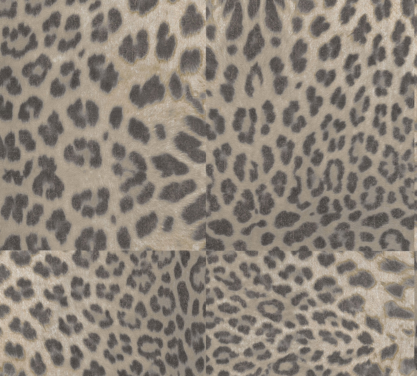 A.S. Création Leopardenmuster Braun 385233 Wandtapete Vlies Satin Rolle Tapete