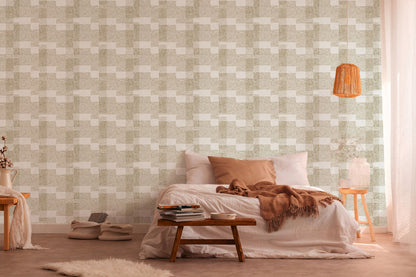 A.S. Création Geometrisch Gold 385251 Wandtapete Vlies Satin Tapete Desert Lodge