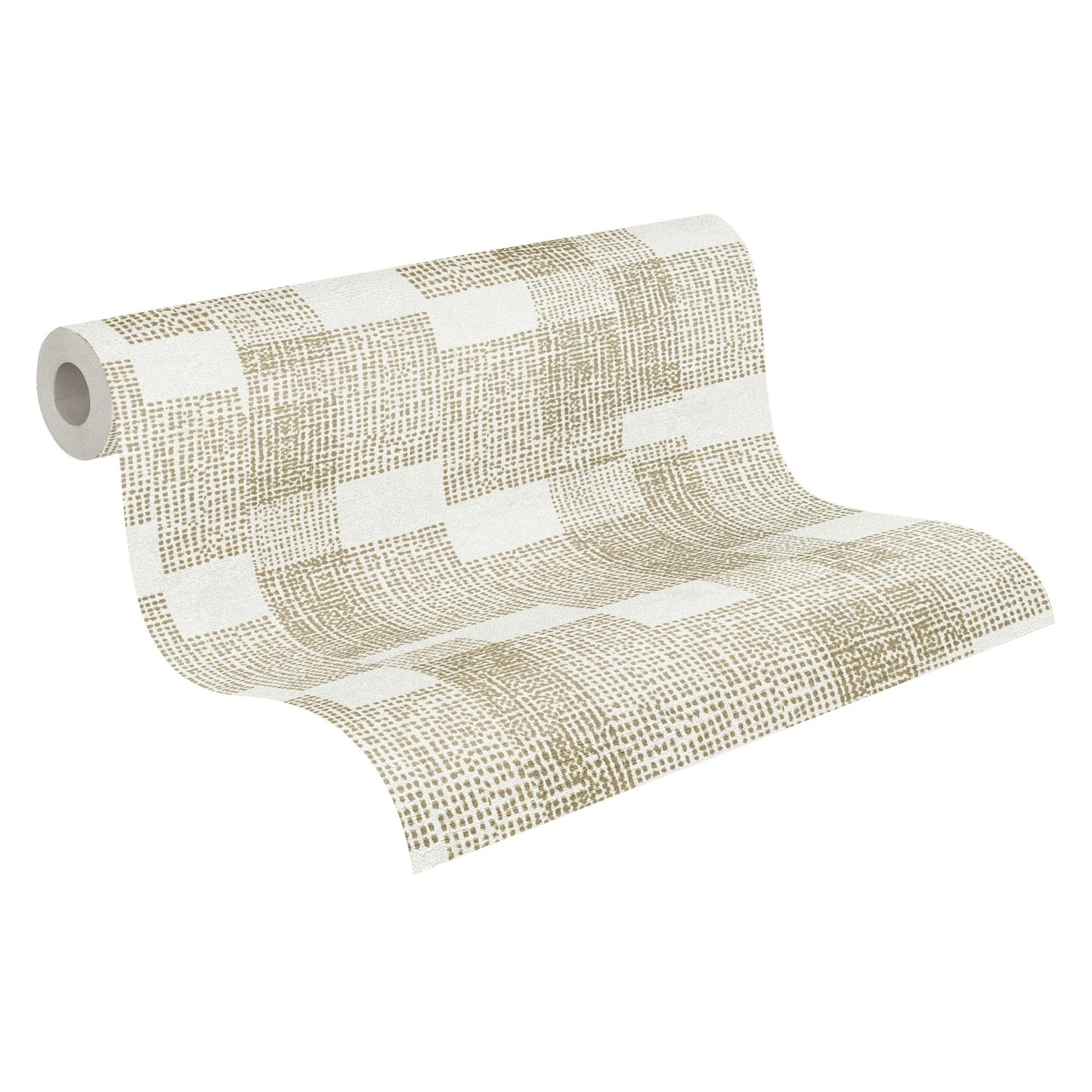 A.S. Création Geometrisch Gold 385251 Wandtapete Vlies Satin Tapete Desert Lodge
