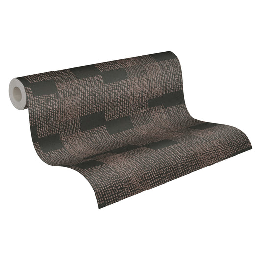 A.S. Création Geometrisch Bronze 385252 Wandtapete Vlies Satin Rolle Tapete