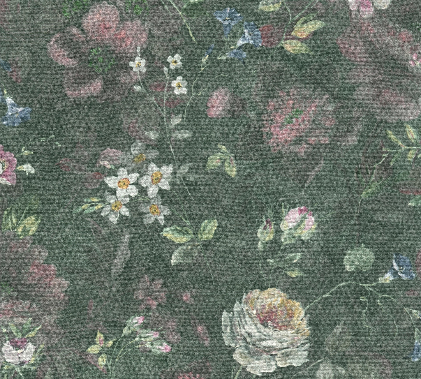 A.S. Création Tapete Natural Living 386362 Grün Satin Florale Tapete Wandtapete