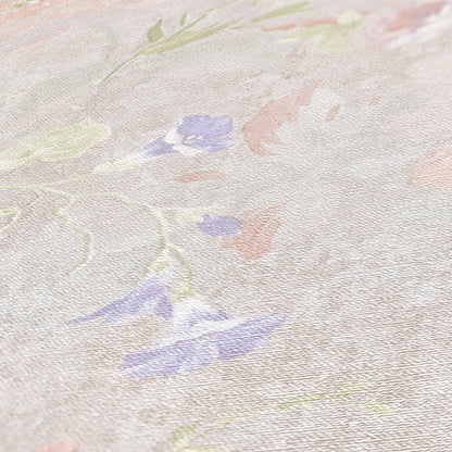 A.S. Création Tapete Natural Living 386364 Grau Satin Florale Tapete Wandtapete