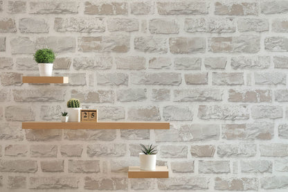 A.S. Création Tapete Natural Living 386371 Grau Satin Steintapete Wandtapete