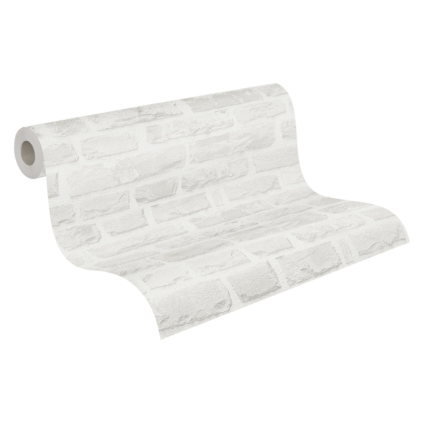 A.S. Création Tapete Natural Living 386372 Weiß Satin Steintapete Wandtapete