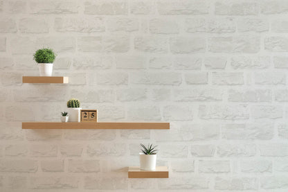 A.S. Création Tapete Natural Living 386372 Weiß Satin Steintapete Wandtapete