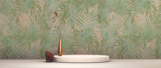 A.S. Création Tapete Natural Living 386381 Grün Satin Dschungeltapete Wandtapete