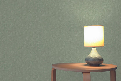 A.S. Création Tapete Natural Living 386392 Grün Satin Unitapete Wandtapete Vlies