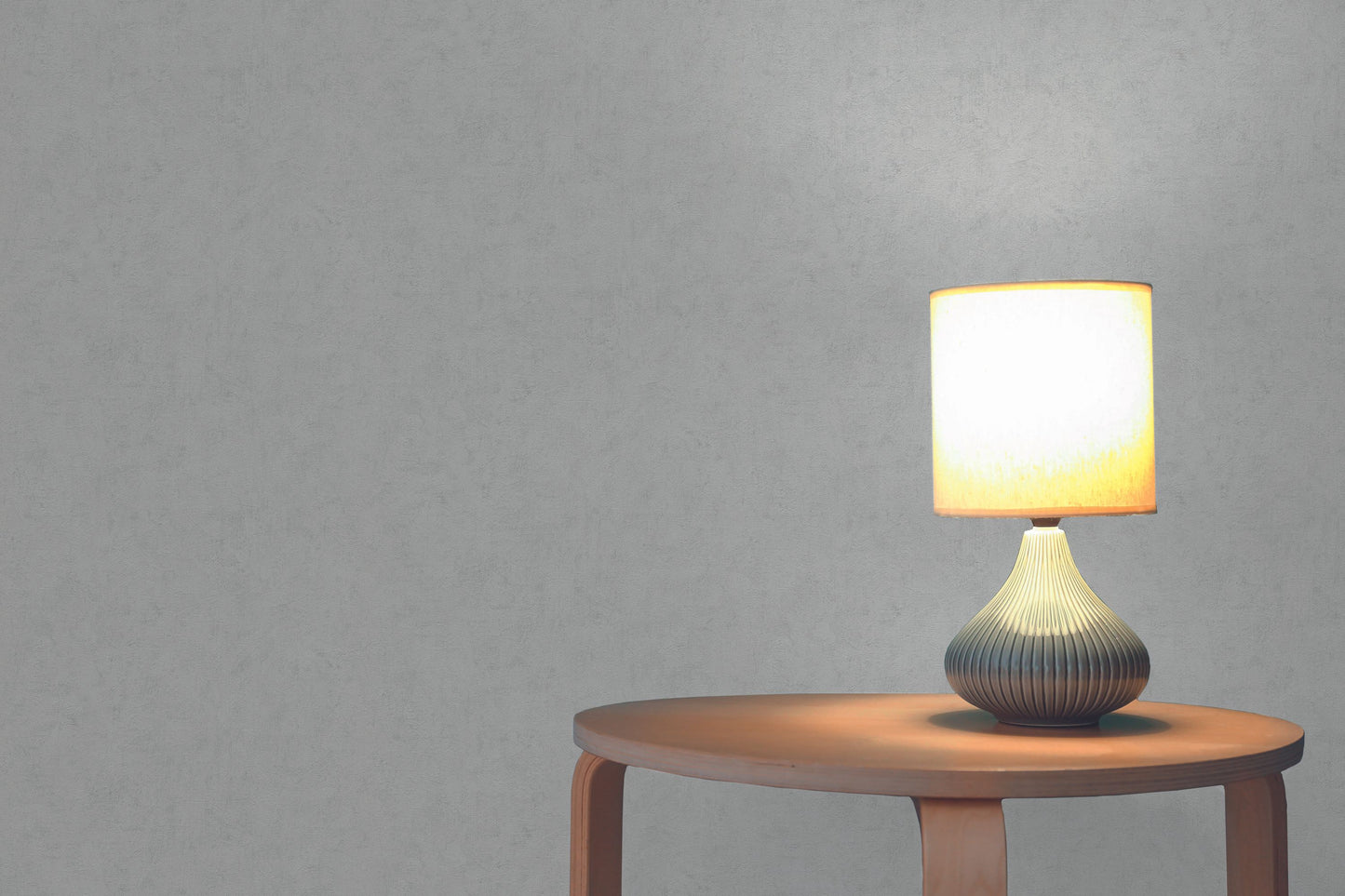 A.S. Création Tapete Natural Living 386394 Grau Satin Unitapete Wandtapete Vlies