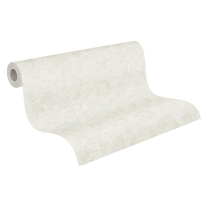A.S. Création Tapete Natural Living 386395 Grau Satin Unitapete Wandtapete Vlies