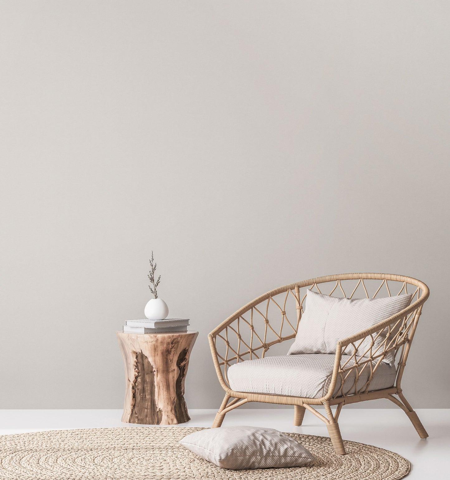 A.S. Création Tapete Natural Living 386626 Grau Vlies Unitapete Wandtapete Vlies