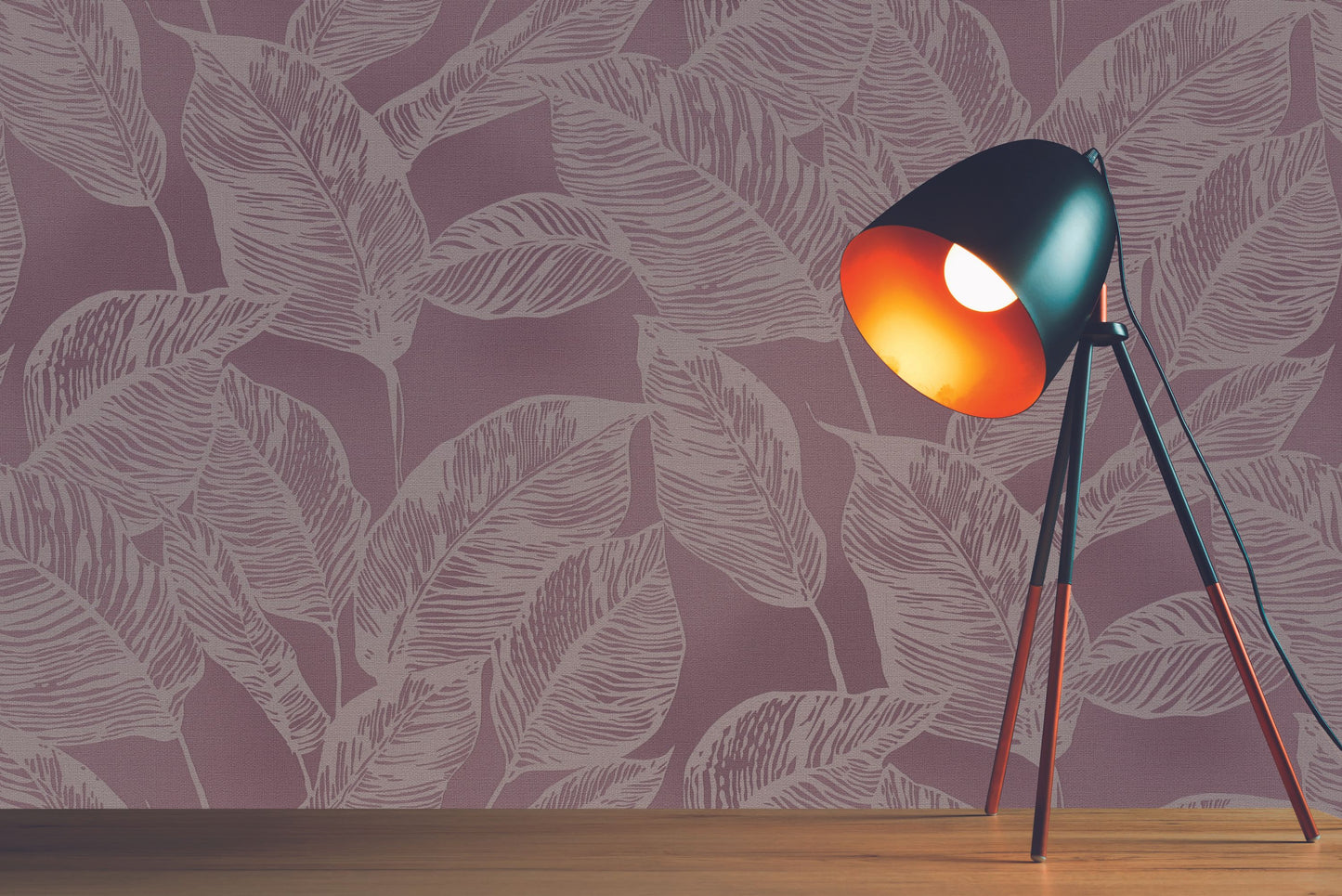 A.S. Création Tapete Natural Living 386634 Rosa Satin Blättertapete Wandtapete