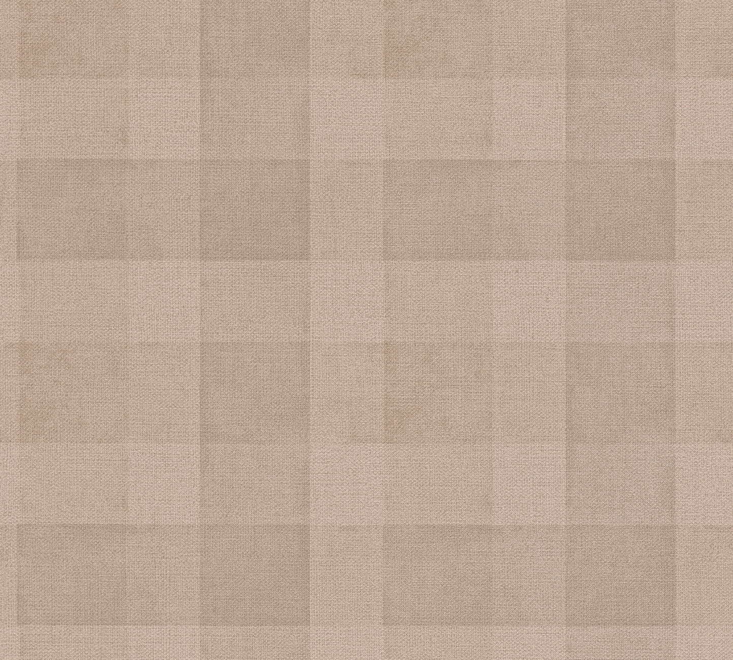 A.S. Création Tapete Natural Living 386641 Braun Satin Tapete Kariert Wandtapete