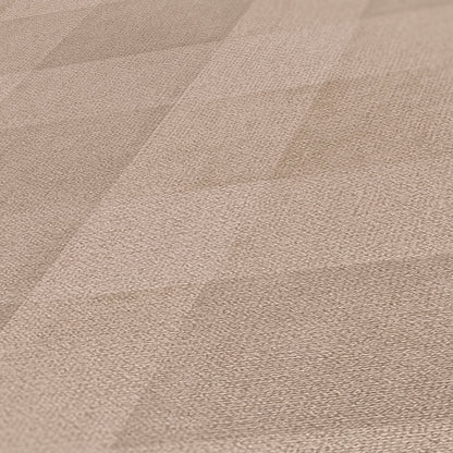 A.S. Création Tapete Natural Living 386641 Braun Satin Tapete Kariert Wandtapete