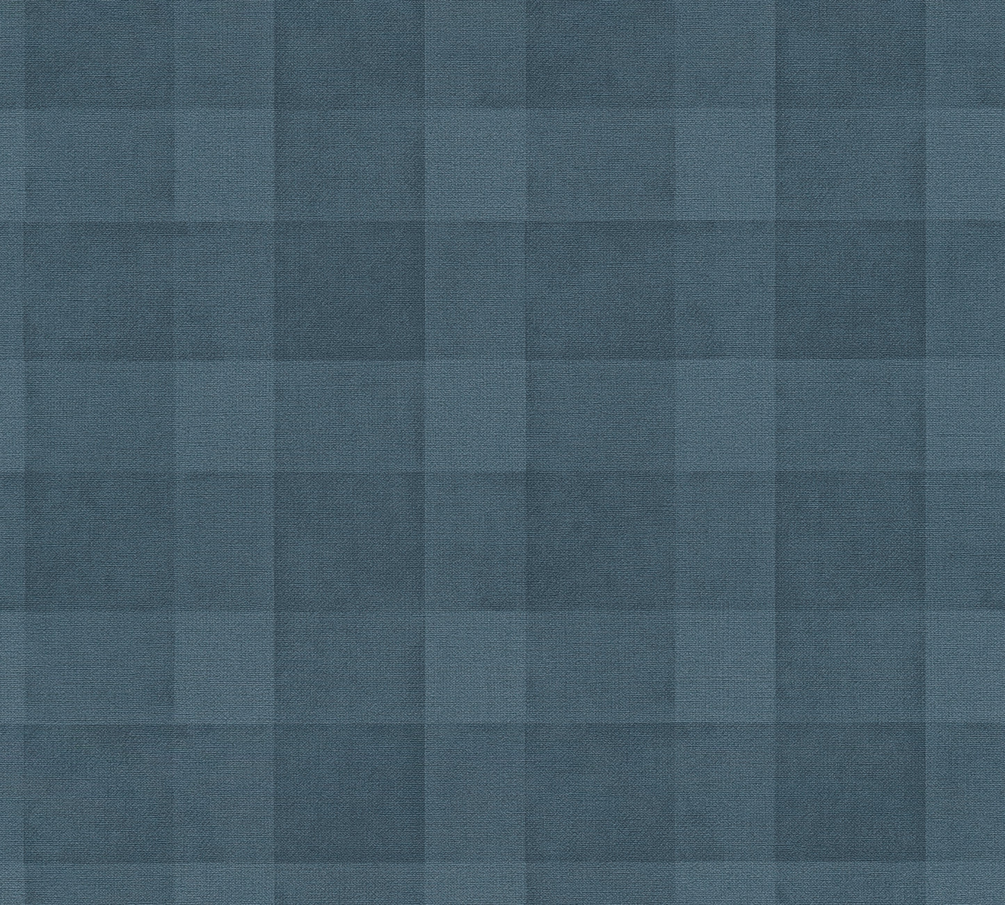 A.S. Création Tapete Natural Living 386642 Blau Satin Tapete Kariert Wandtapete