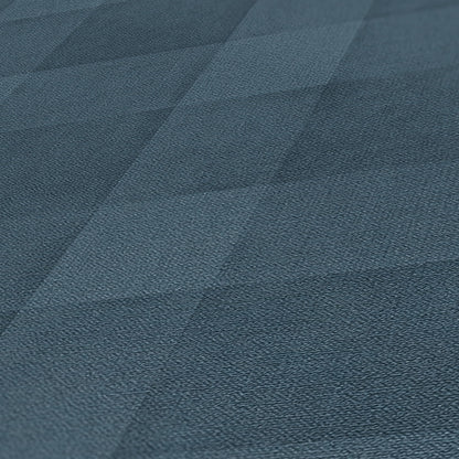 A.S. Création Tapete Natural Living 386642 Blau Satin Tapete Kariert Wandtapete