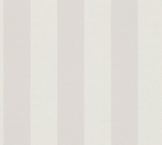 A.S. Création Tapete Natural Living 386653 Grau Satin Streifentapete Wandtapete