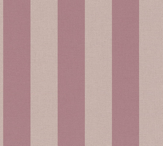 A.S. Création Tapete Natural Living 386654 Lila Satin Streifentapete Wandtapete