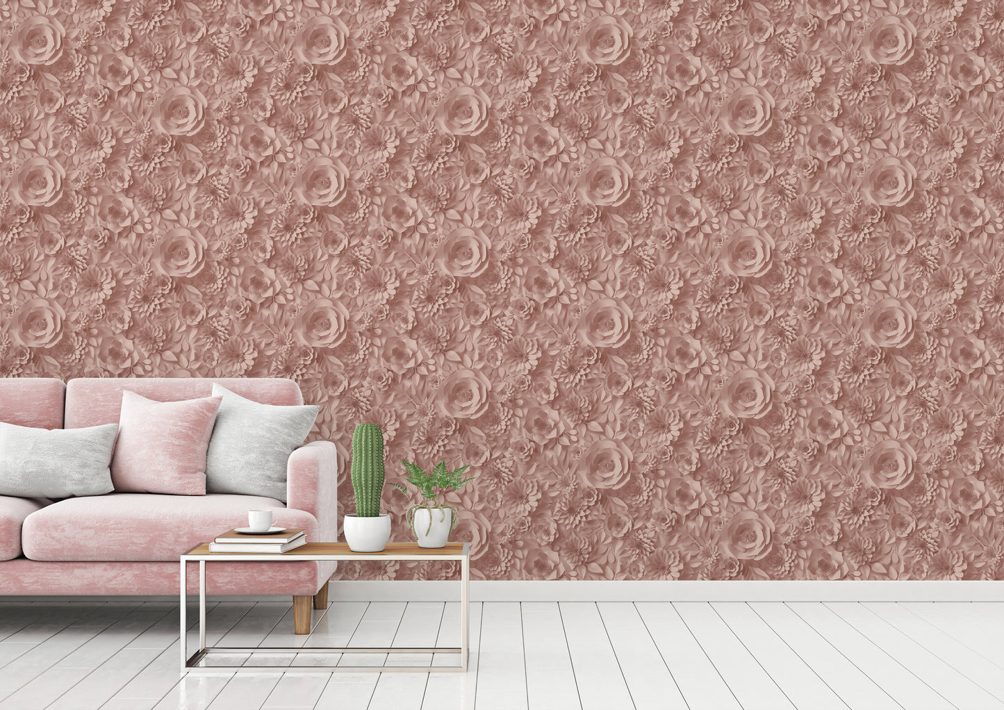 A.S. Création Tapete PintWalls 387182 Blumentapete 3D Blumen Landhaus floral