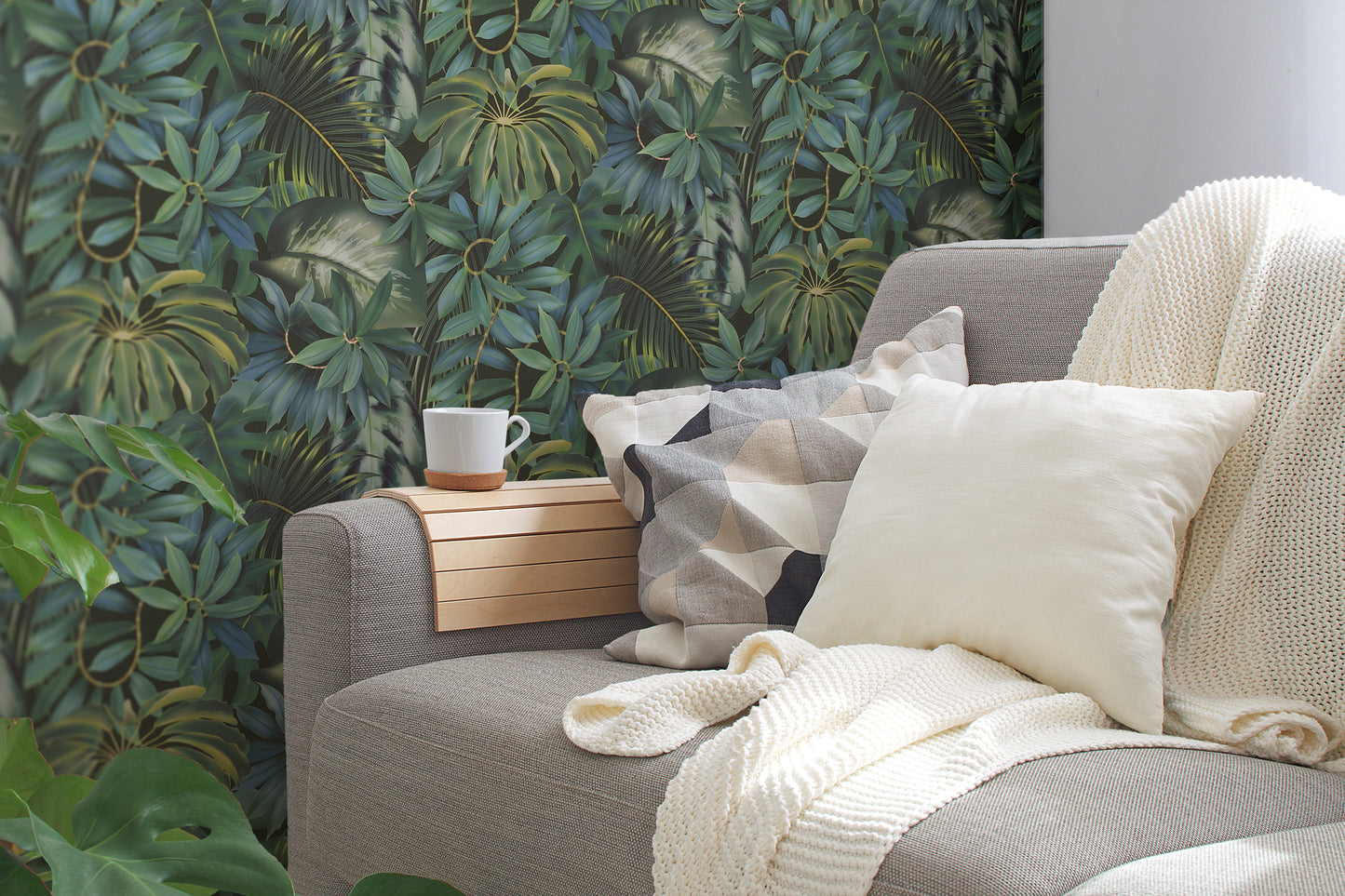 A.S. Création Tapete PintWalls 387202 Tapete Dschungel Palmen Dschungeltapete