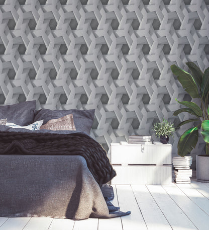 A.S. Création Tapete PintWalls 387212 Tapete 3D Grafik Geometrisch Vliestapeten