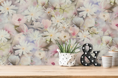 A.S. Création Tapete PintWalls 387221 Blumentapete Blumen floral Tapete Landhaus