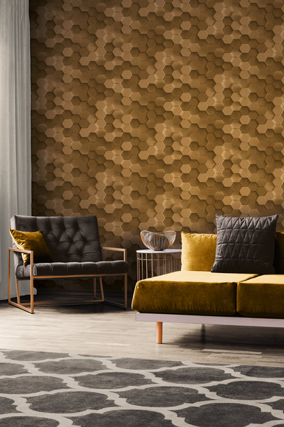 A.S. Création Tapete PintWalls 387232 3D Grafik Geometrisch Wabenmuster Vlies