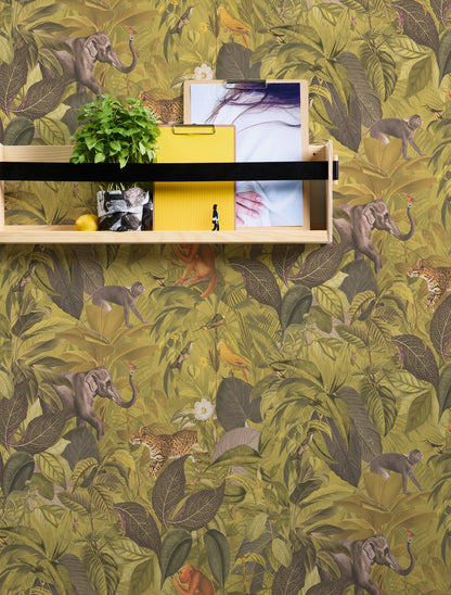 A.S. Création Tapete PintWalls 387242 Dschungel Tiere Vlies Natur Wald Kinder