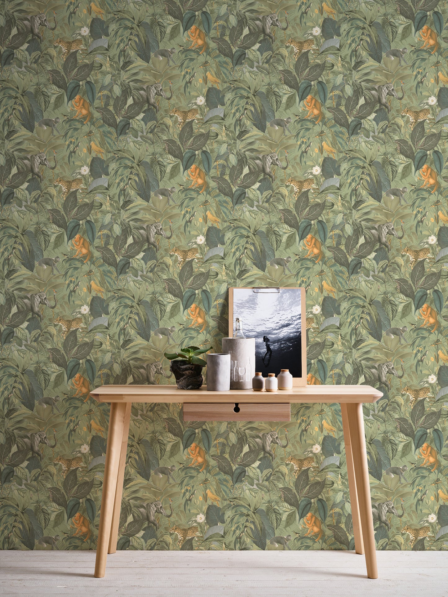 A.S. Création Tapete PintWalls 387243 Dschungel Tiere Vlies Natur Kinder Wald