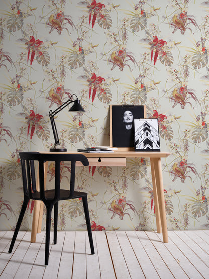 A.S. Création Tapete PintWalls 387251 Vögel Vogel Tiere floral Vlies Natur