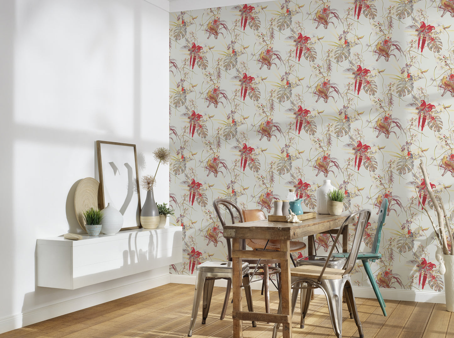 A.S. Création Tapete PintWalls 387251 Vögel Vogel Tiere floral Vlies Natur