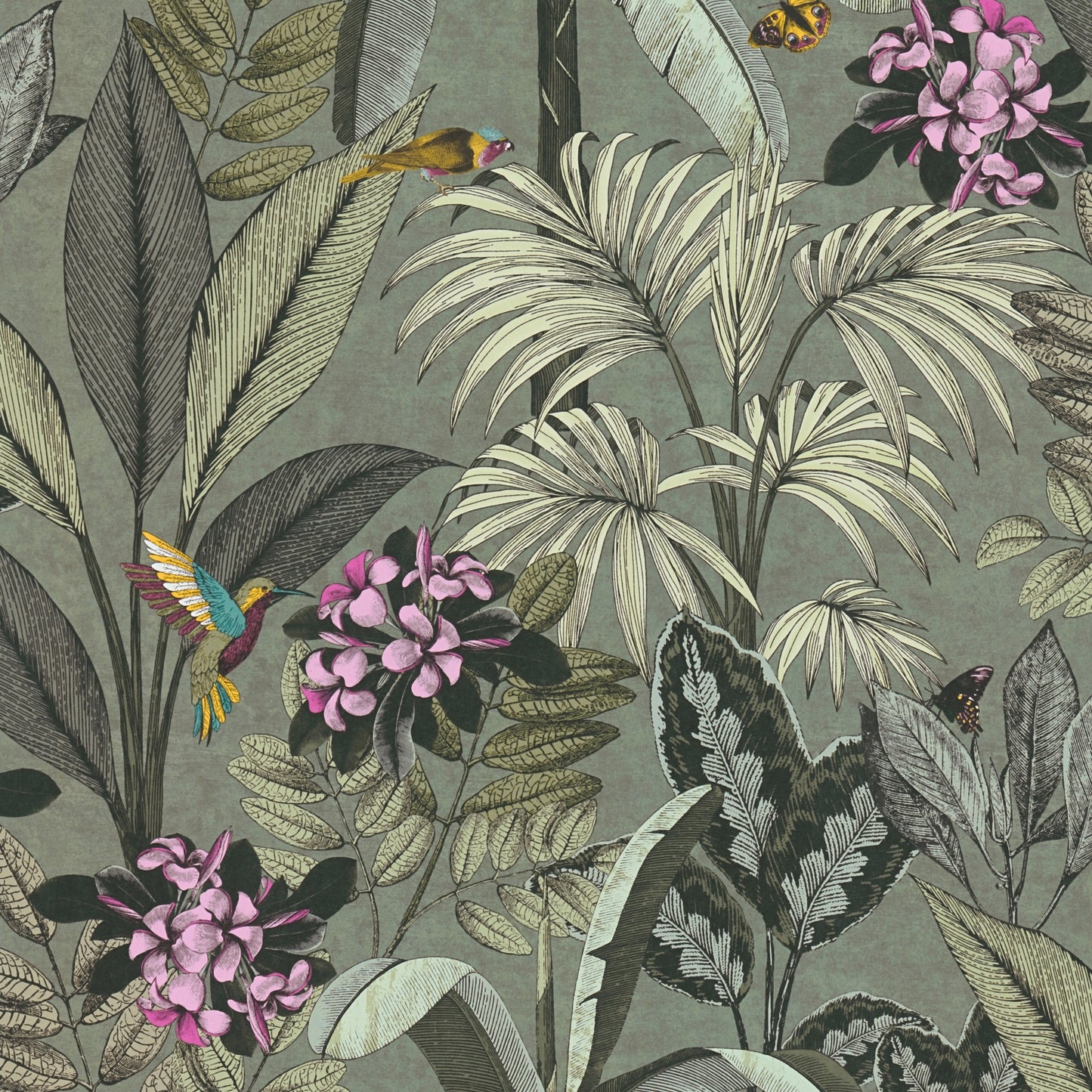 A.S. Création Tapete PintWalls 387382 Wald Waldtapete Tiere Natur Vlies Tapeten