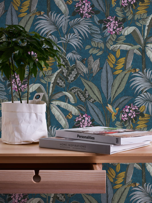 A.S. Création Tapete PintWalls 387383 Wald Waldtapete Tiere Natur Vlies Tapeten