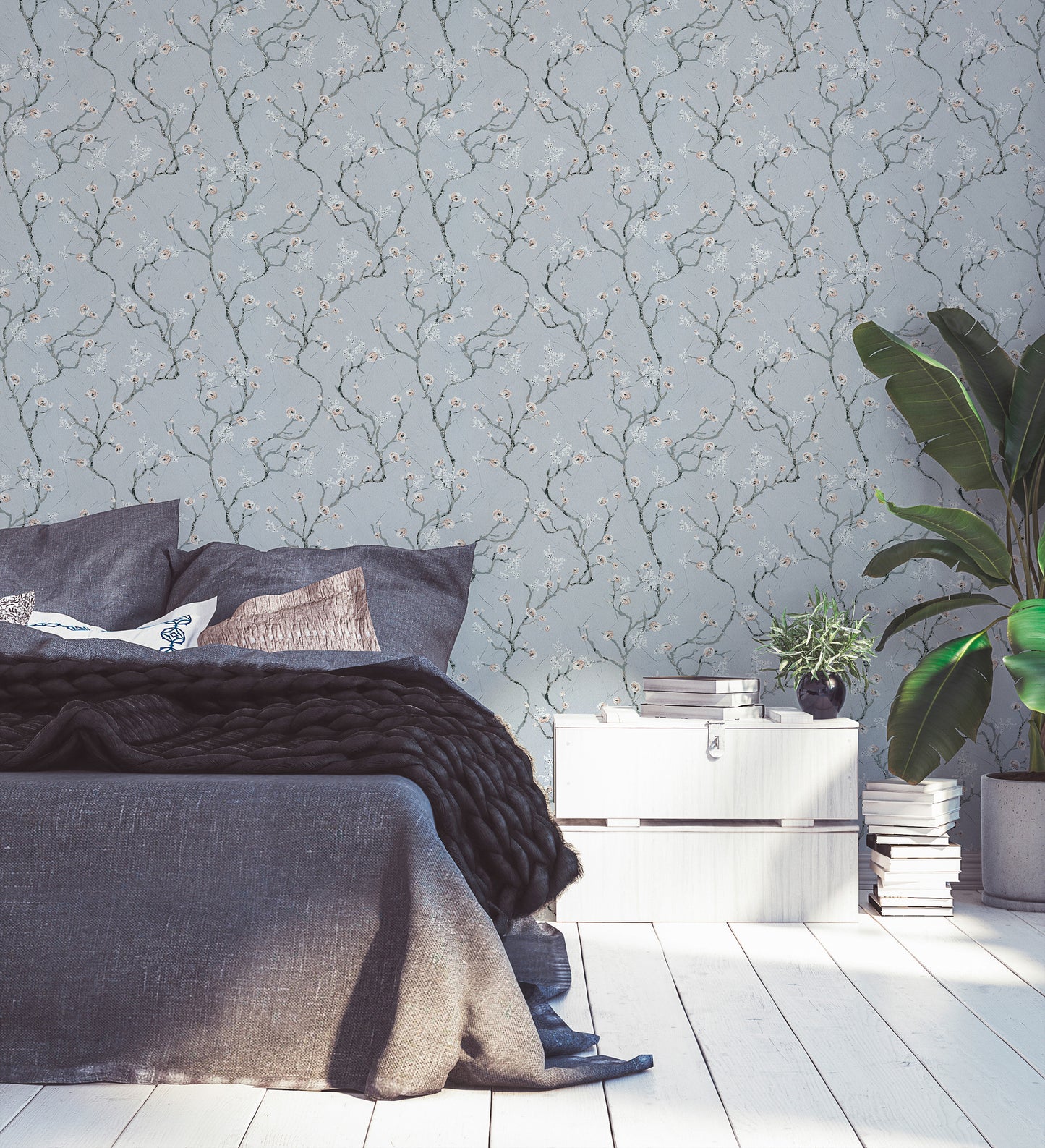 A.S. Création Tapete PintWalls 387391 Blumentapete Blumen floral Tapete Landhaus