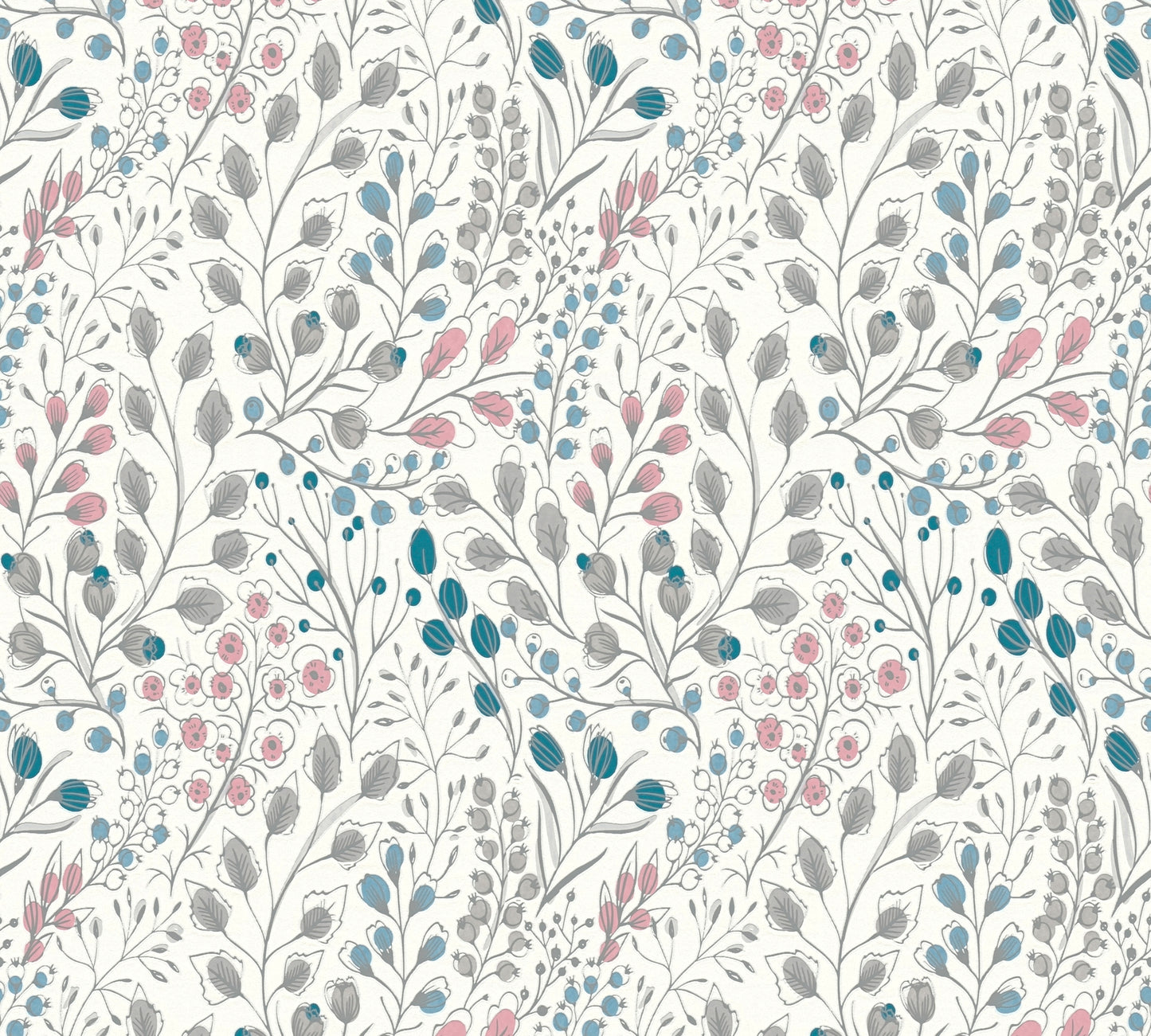 A.S. Création Tapete Attractive 2 388472 Weiß Floral Wandtapete Vliestapeten