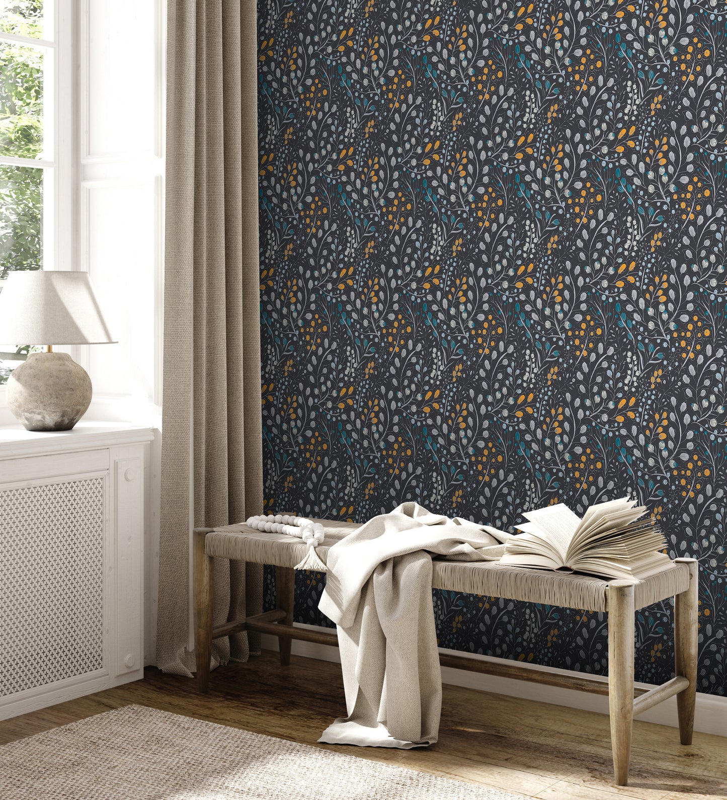 A.S. Création Tapete Attractive 2 388474 Schwarz Floral Wandtapete Vliestapeten