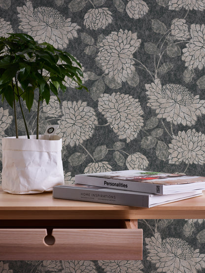 A.S. Création Tapete Attractive 2 390253 Schwarz Floral Wandtapete Vliestapeten