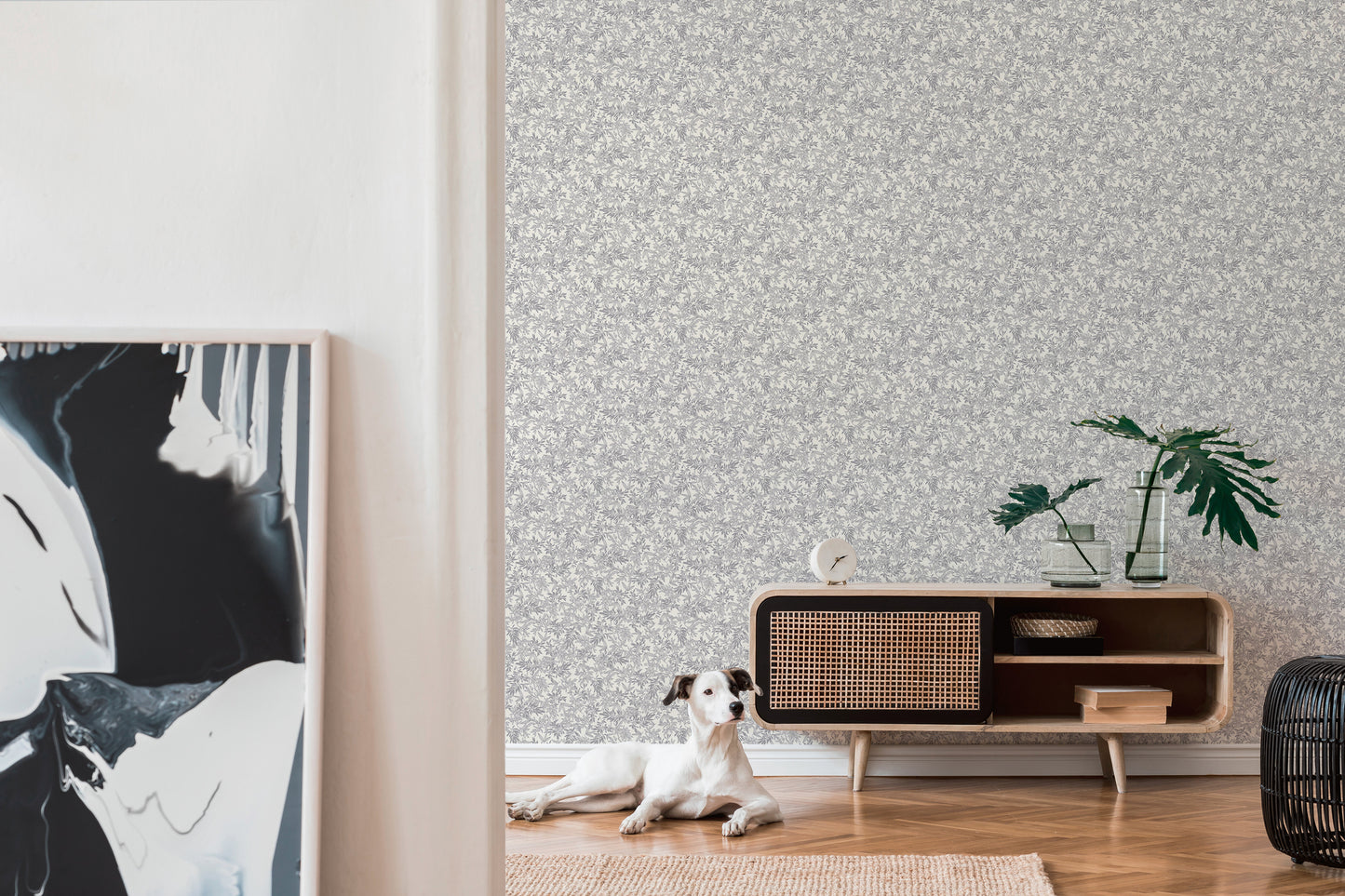 A.S. Création Tapete Attractive 2 390281 Grau Floral Wandtapete Vliestapeten