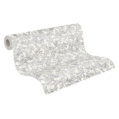 A.S. Création Tapete Attractive 2 390281 Grau Floral Wandtapete Vliestapeten