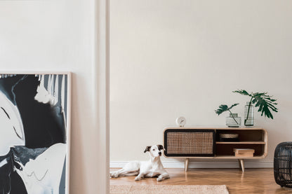 A.S. Création Tapete Attractive 2 390302 Weiß Uni Wandtapete Vlies Vliestapeten