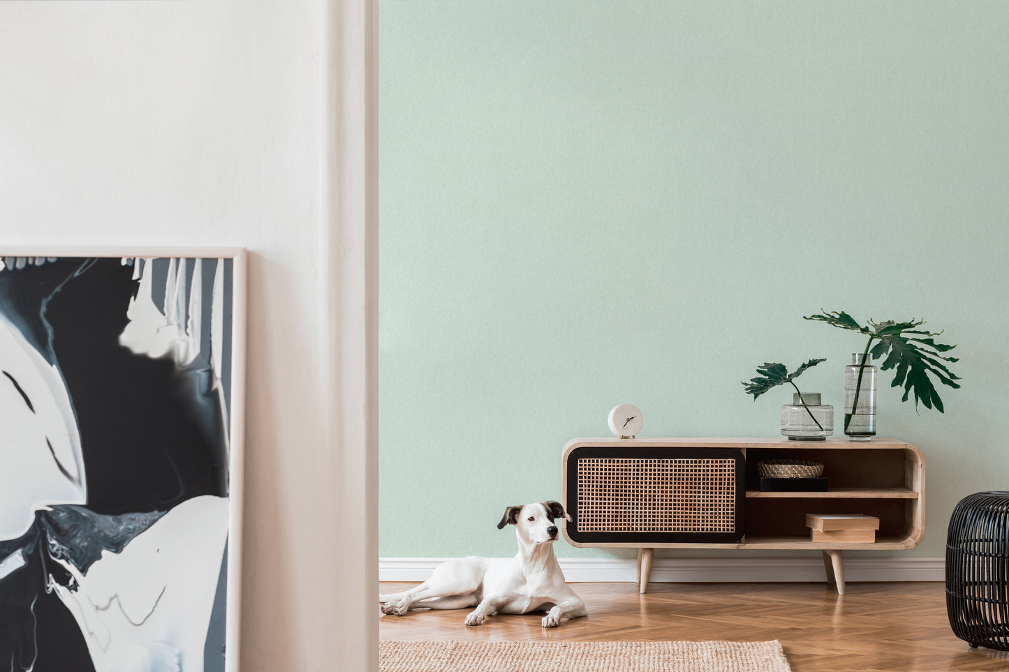 A.S. Création Tapete Attractive 2 390306 Grün Uni Wandtapete Vlies Vliestapeten