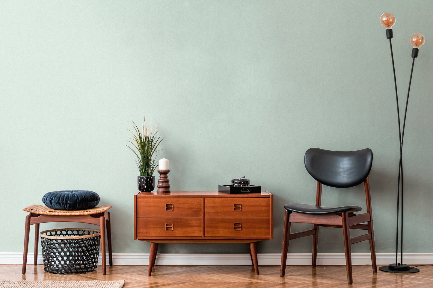 A.S. Création Tapete Attractive 2 390306 Grün Uni Wandtapete Vlies Vliestapeten