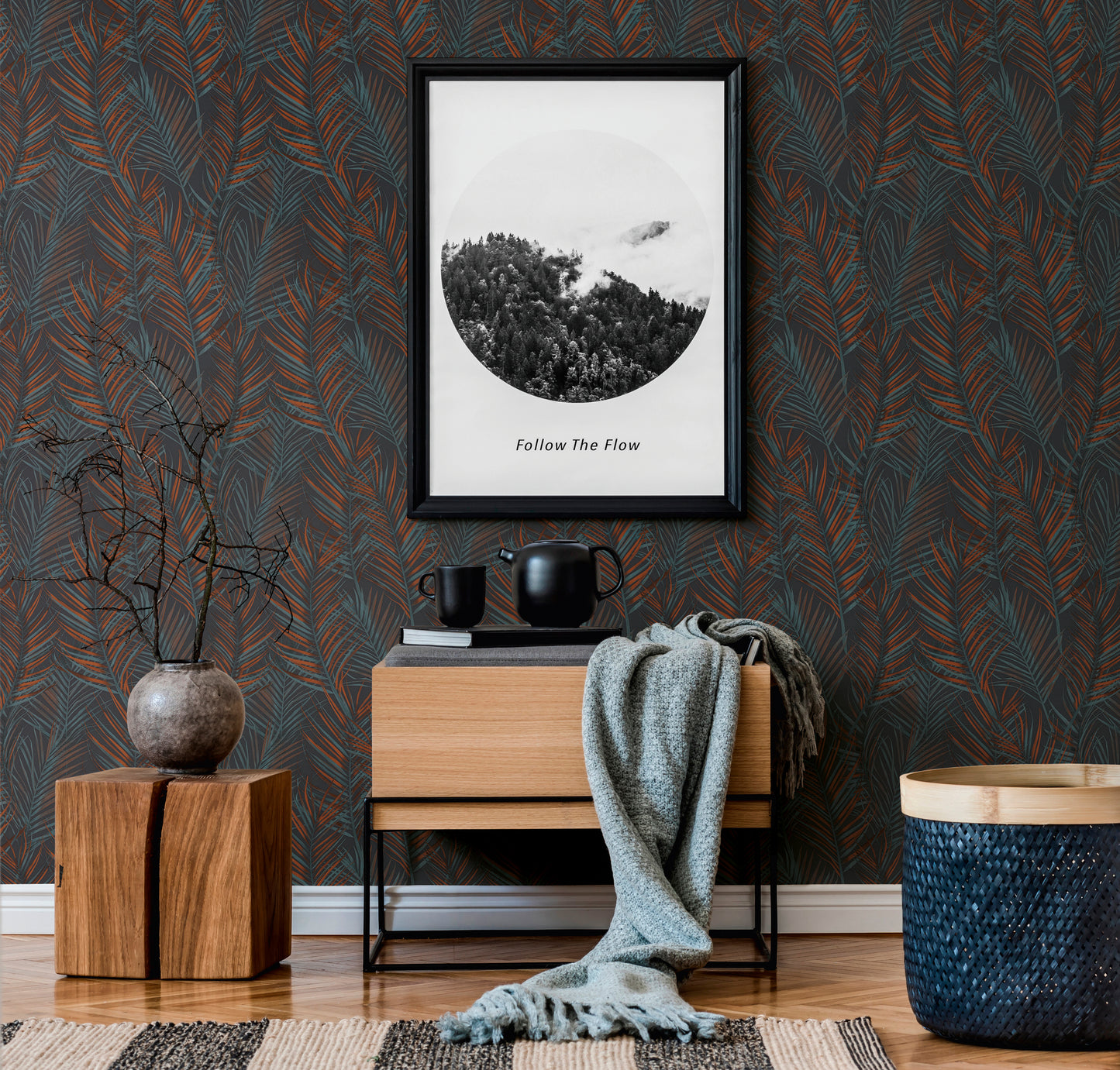 A.S. Création Tapete Attractive 2 390386 Schwarz Floral Wandtapete Vliestapeten