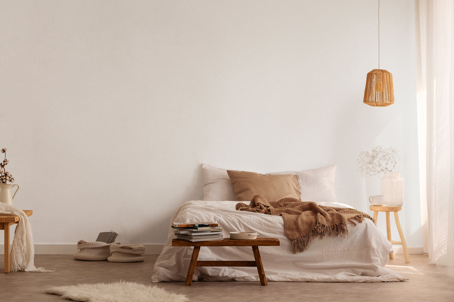 A.S. Création Tapete Attractive 2 390392 Weiß Uni Wandtapete Vlies Vliestapeten