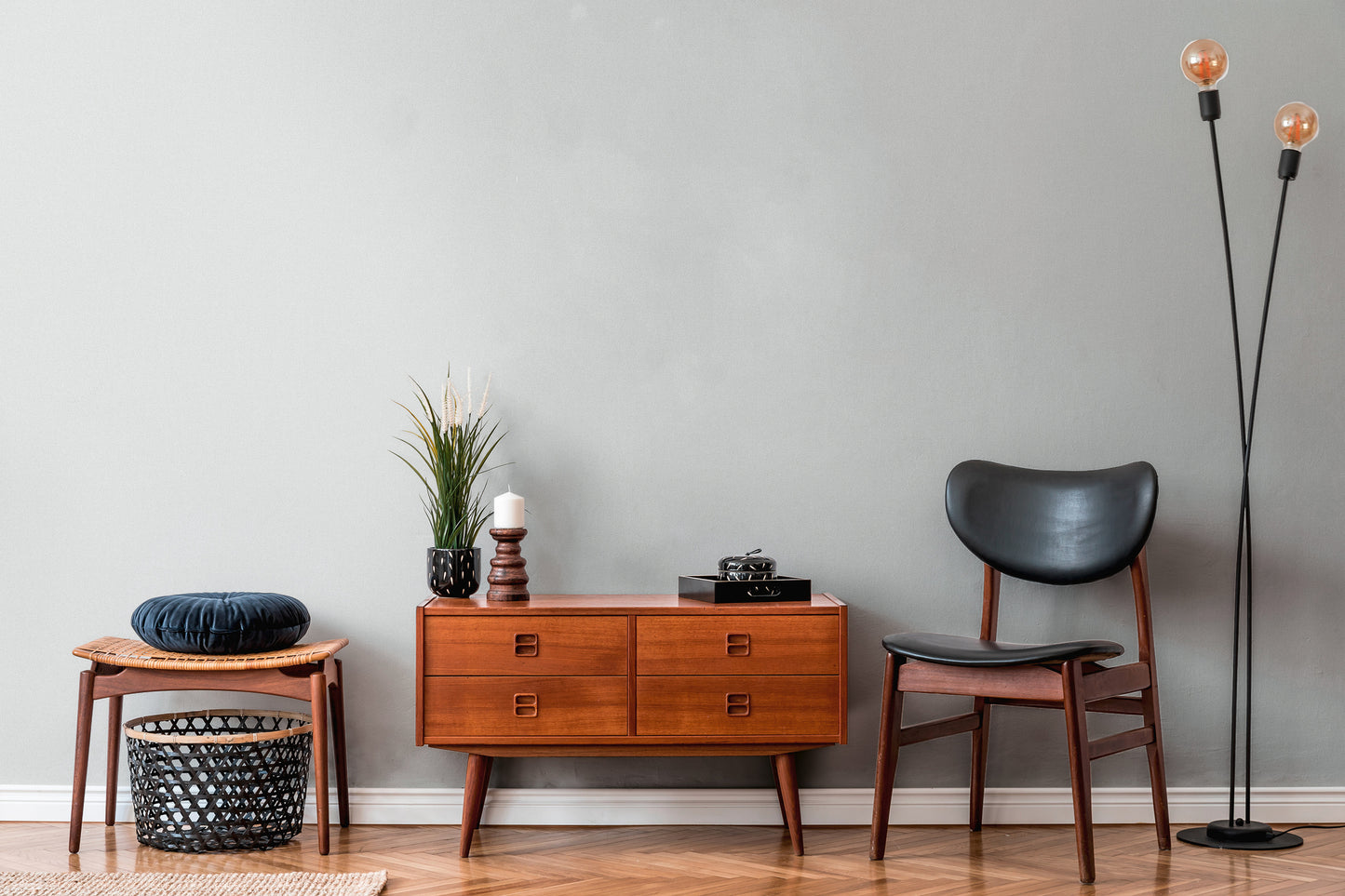 A.S. Création Tapete Attractive 2 390397 Hellgrau Uni Wandtapete Vliestapeten