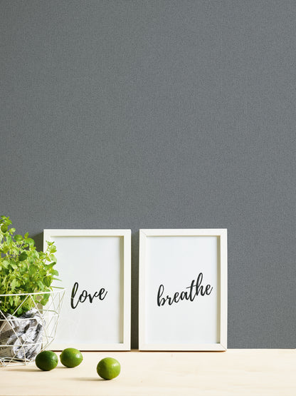 A.S. Création Tapete Attractive 2 390401 Dunkelgrau Uni Wandtapete Vliestapeten