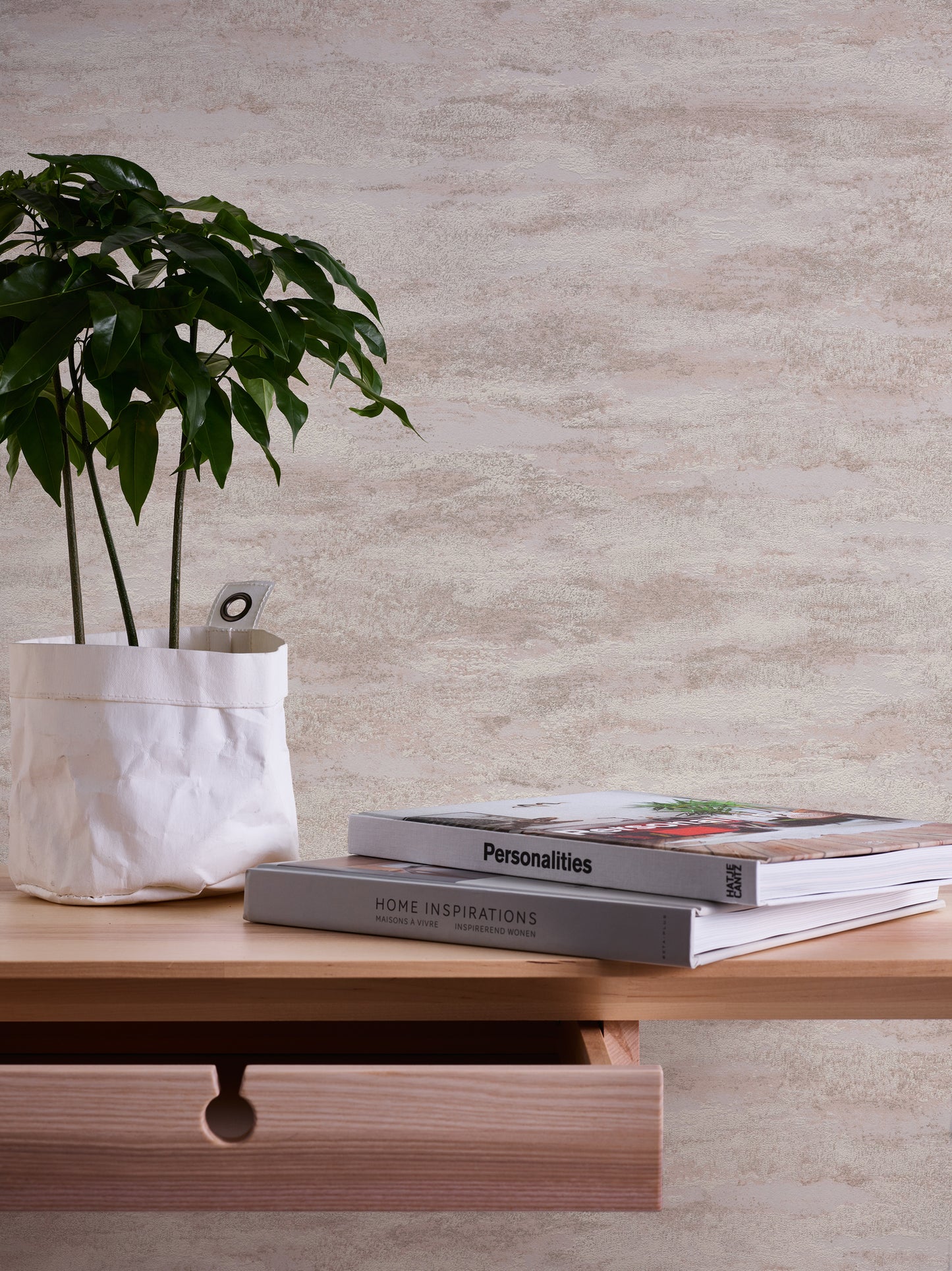 A.S. Création Tapete Attractive 2 390411 Weiß Putzoptik Wandtapete Vliestapeten